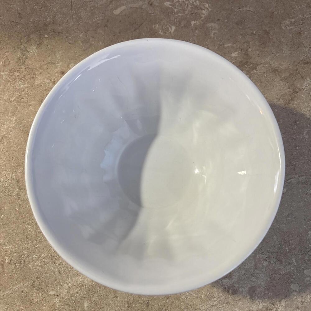 Vintage Bombay Company White Bowl - 6.5 inches - Picture 2 of 6